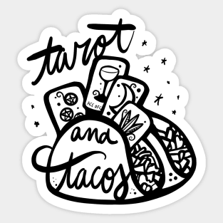 Tarot and Tacos Sticker